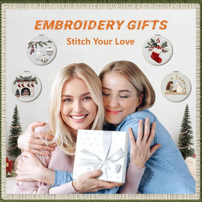 StitchJoy™ – Holiday Embroidery Starter Kit
