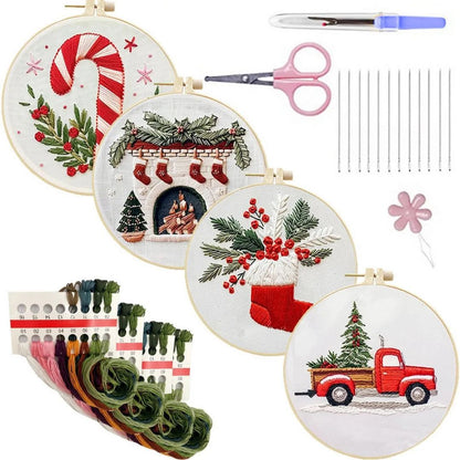 StitchJoy™ – Holiday Embroidery Starter Kit