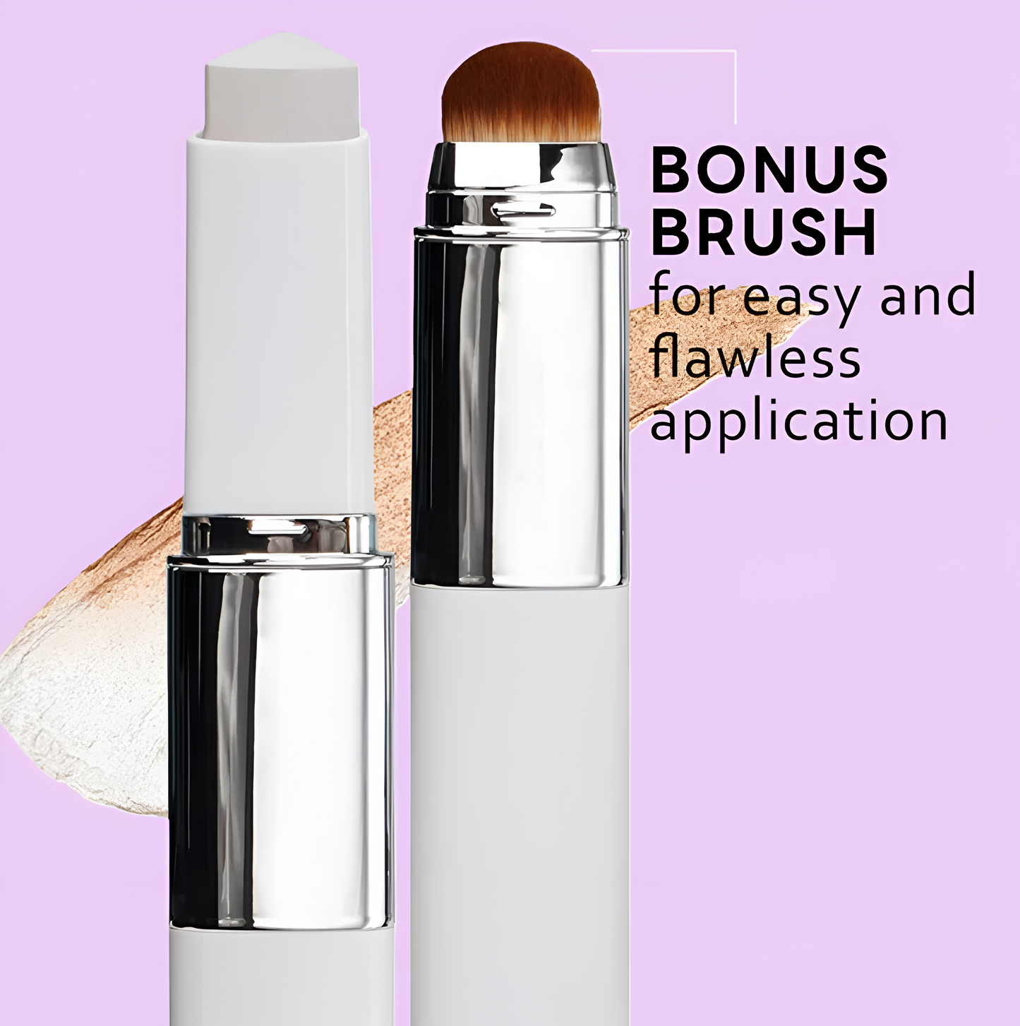 Blanc Cover Cream Stick V Foundation Removable Brush