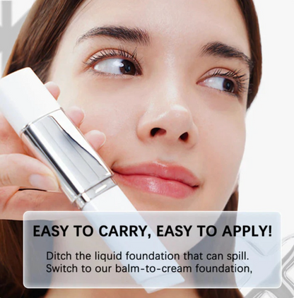 Blanc Cover Cream Stick V Foundation Removable Brush